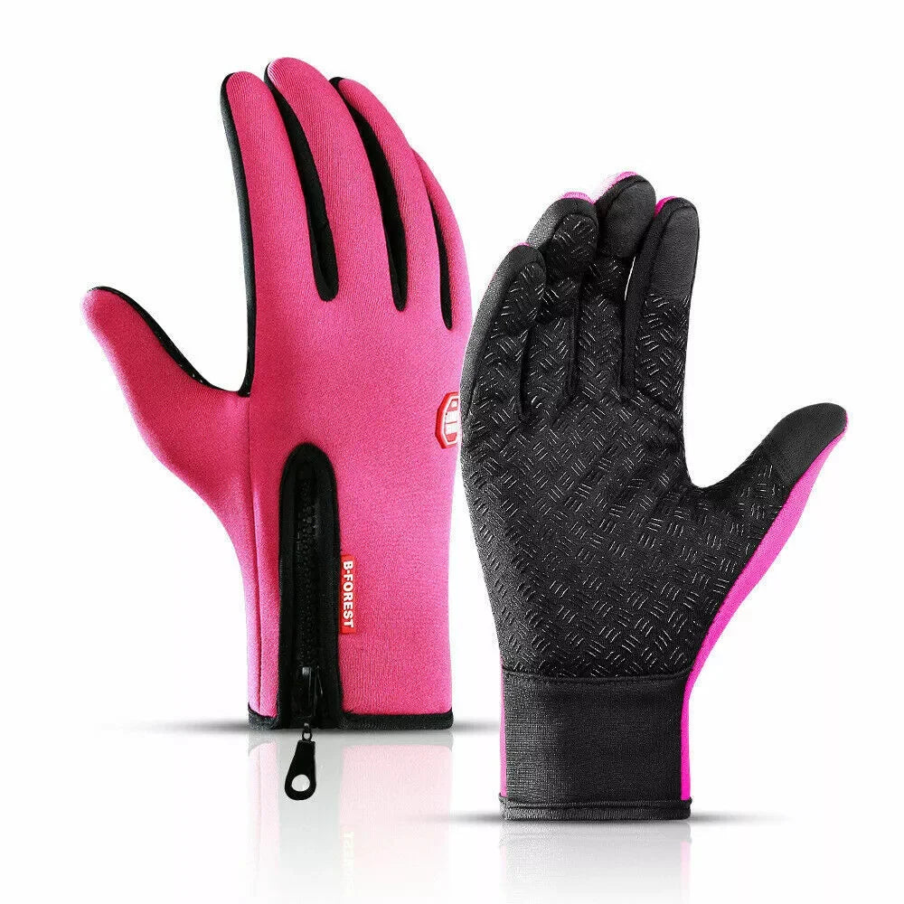 Winter Gloves Touchscreen Waterproof Thermal Lining Textured Grip