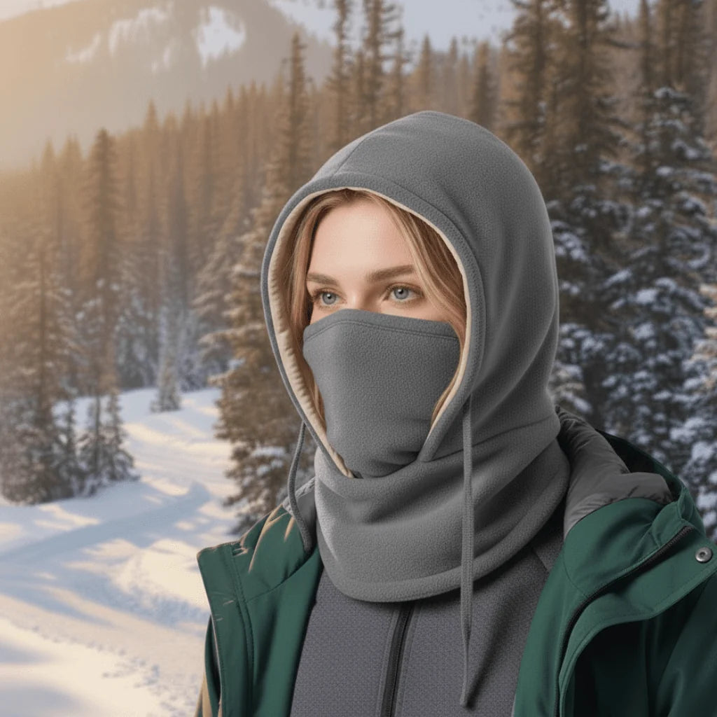 Winter Hat Windproof Fleece Lined Face & Neck Coverage