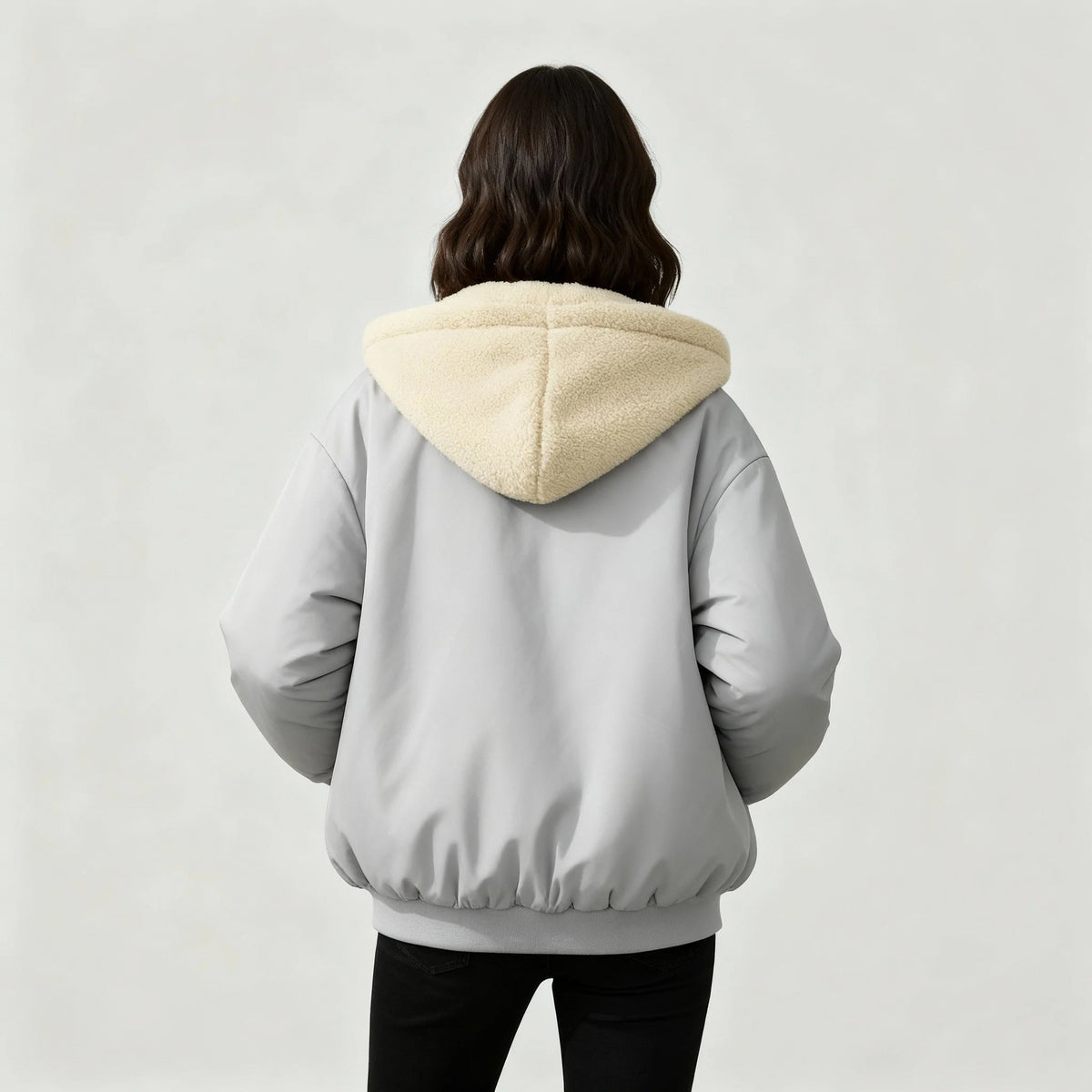 Winter Jacket Oversized Fit Polyester Shell & Fill