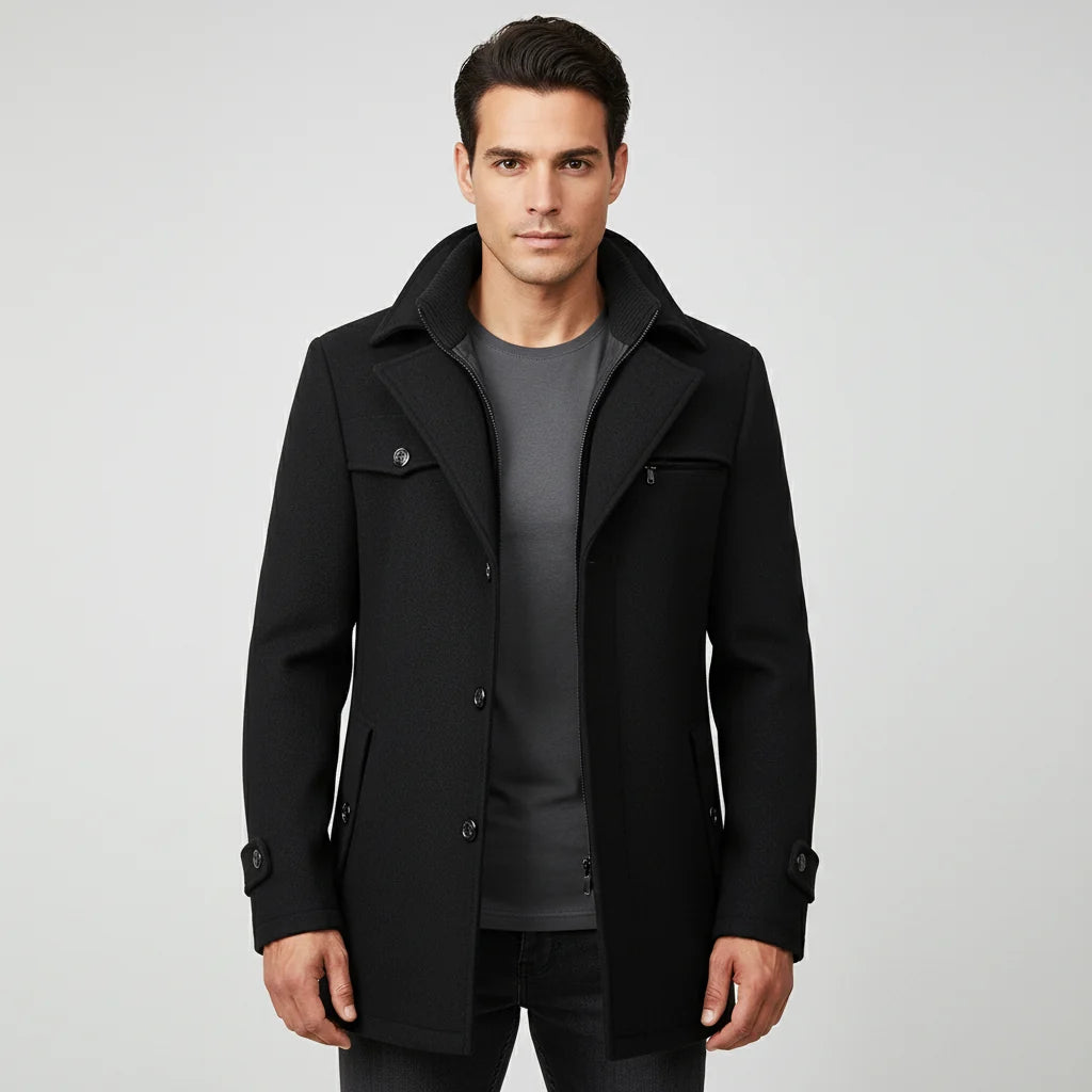 Winter Jacket Waterproof Wind-Resistant Polyester
