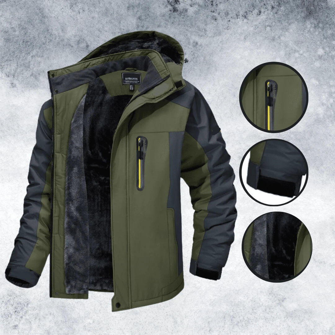 Winter Jacket Waterproof Windproof & Breathable Performance Fabric