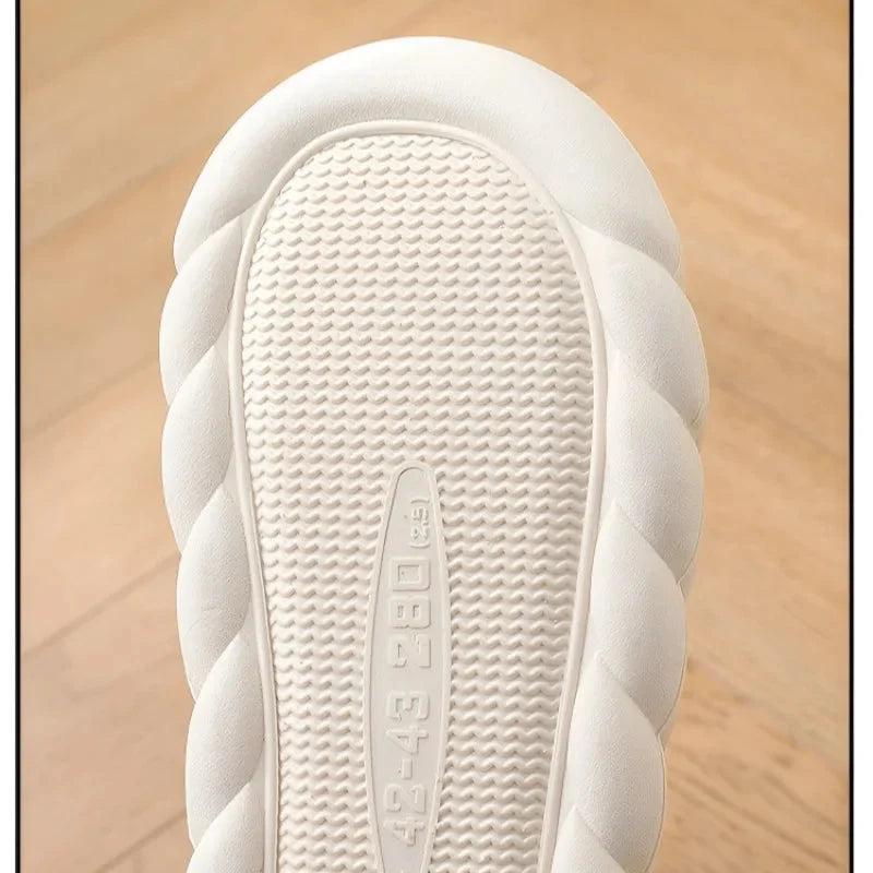 Winter Slippers Plush-Lined Waterproof Non-Slip Sole