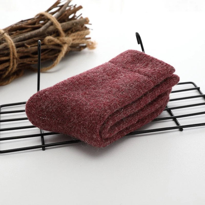 Winter Socks Cashmere Blend Warm & Breathable Knit
