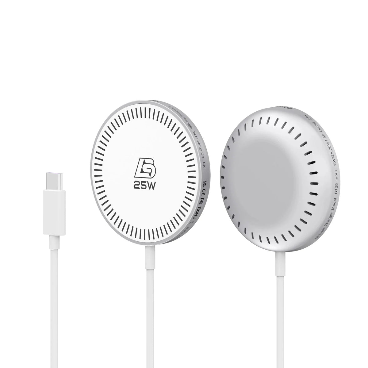 Wireless Charger Suction Mount 25W Type-C