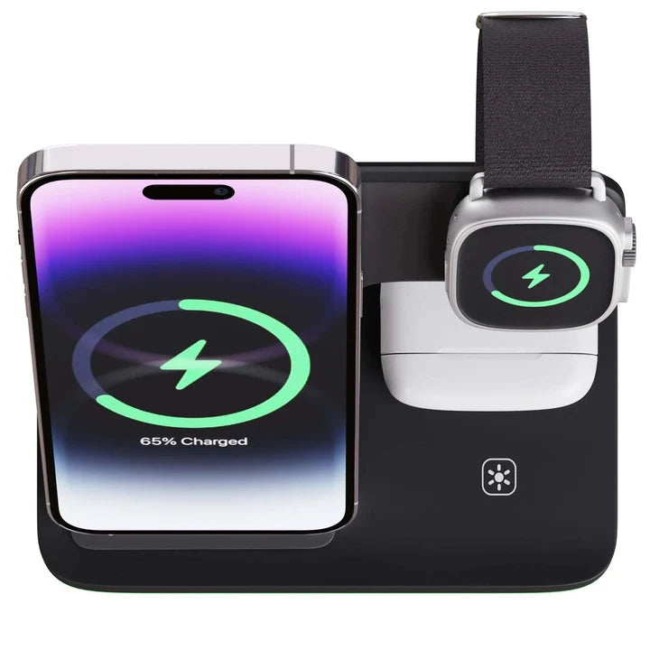Wireless Charging Dock 3-In-1 Magnetic Ultra-Fast
