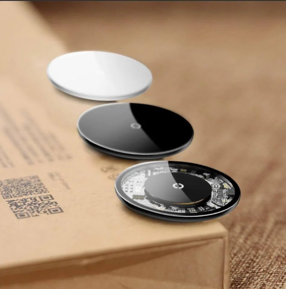 Wireless Charging Pad Glass & Aluminium Alloy Up to 10W
