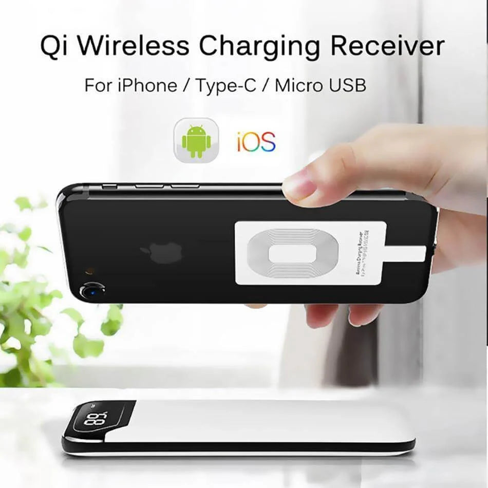 Wireless Charging Receiver Qi & A4WP Compatible Slim Design