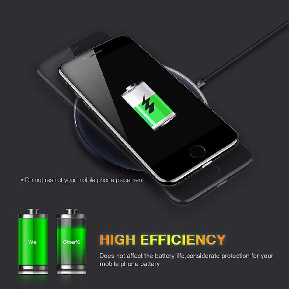 Wireless Charging Receiver Qi-Compatible Slim Multiple Connector Options