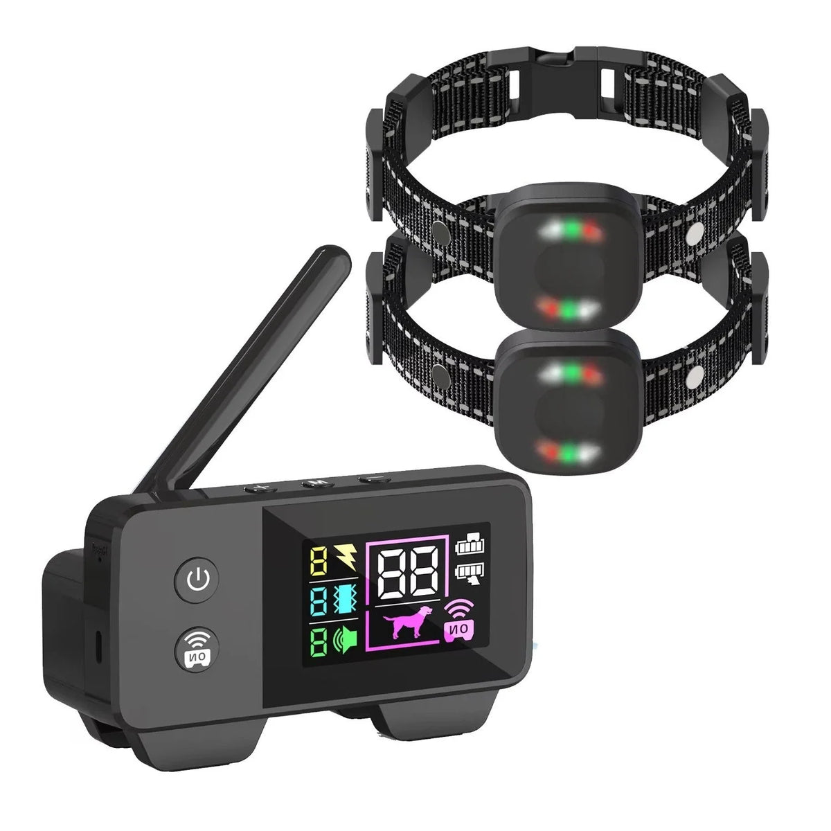 Wireless Dog Fence System Waterproof Rechargeable Collars