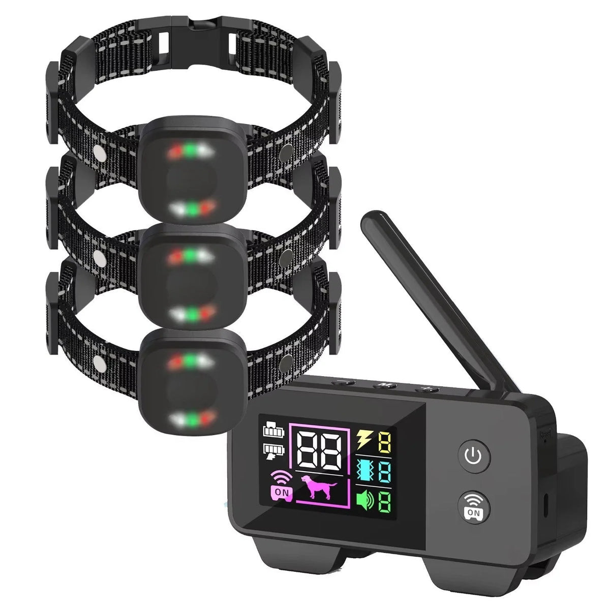 Wireless Dog Fence System Waterproof Rechargeable Collars