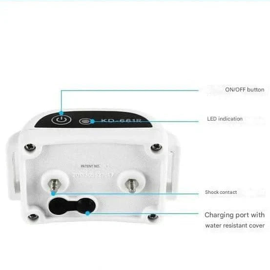 Wireless Dog Fence Waterproof Rechargeable Collar Tone & Vibration Warnings