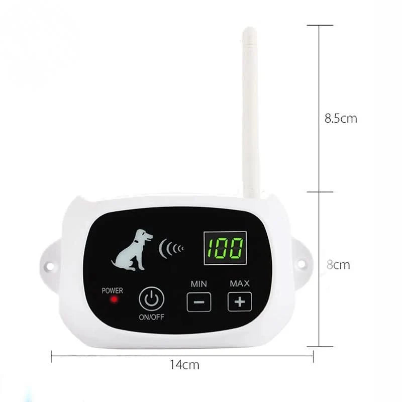 Wireless Dog Fence Waterproof Rechargeable Collar Tone & Vibration Warnings