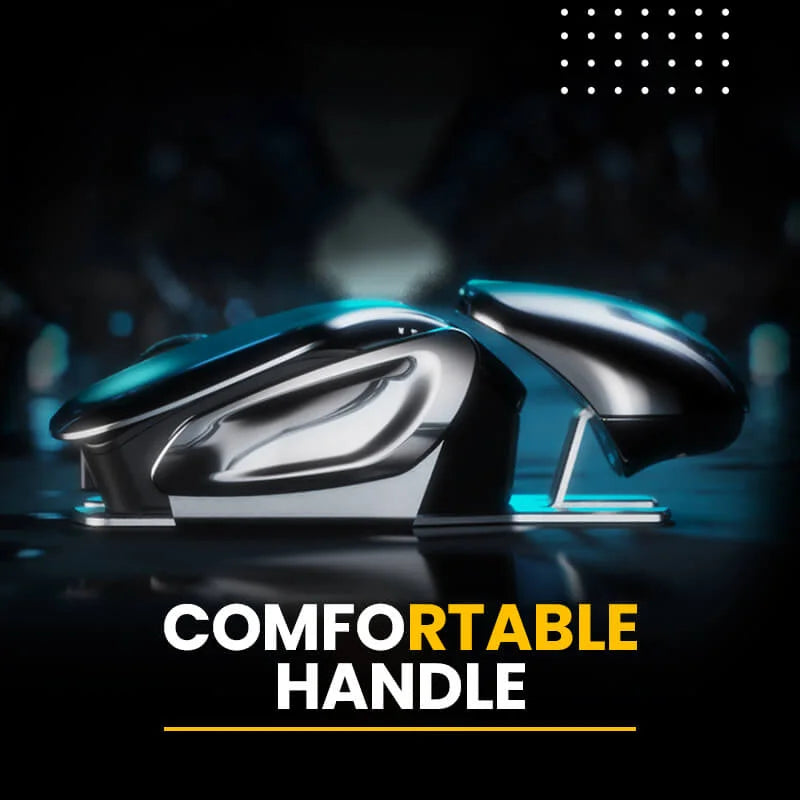 Wireless Mouse Ergonomic Metal Quiet Clicks