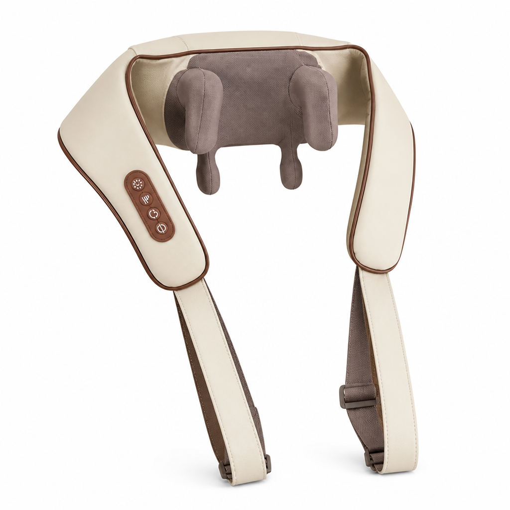 Wireless Shiatsu Deep-Tissue Neck & Back Massager