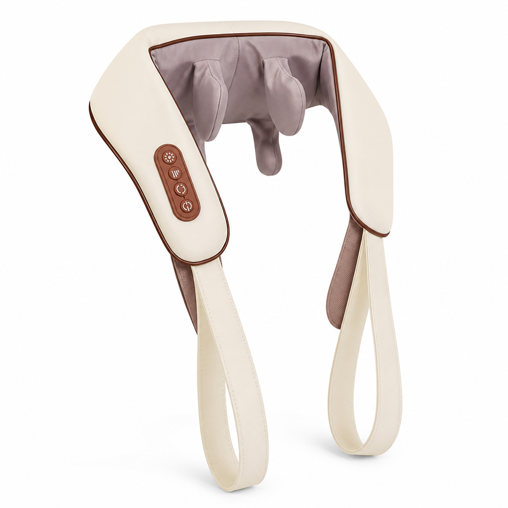 Wireless Shiatsu Deep-Tissue Neck & Back Massager