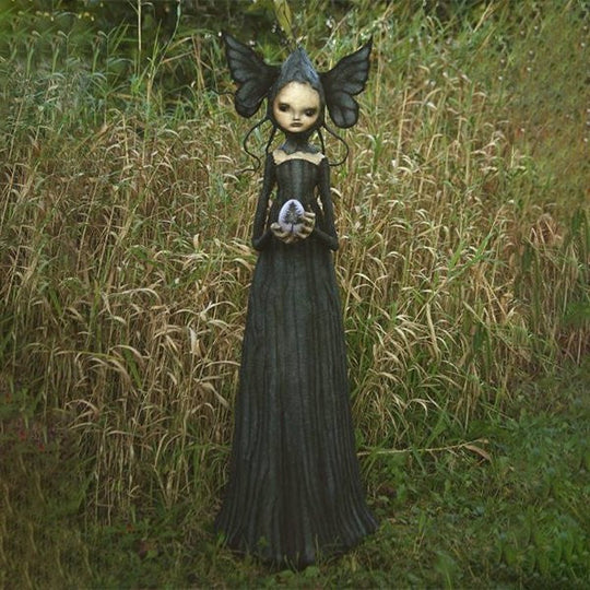 Witch Sculpture Dark Art Tabletop