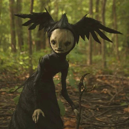 Witch Sculpture Dark Art Tabletop