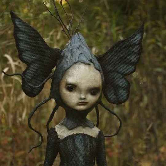 Witch Sculpture Dark Art Tabletop