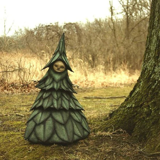 Witch Sculpture Dark Art Tabletop