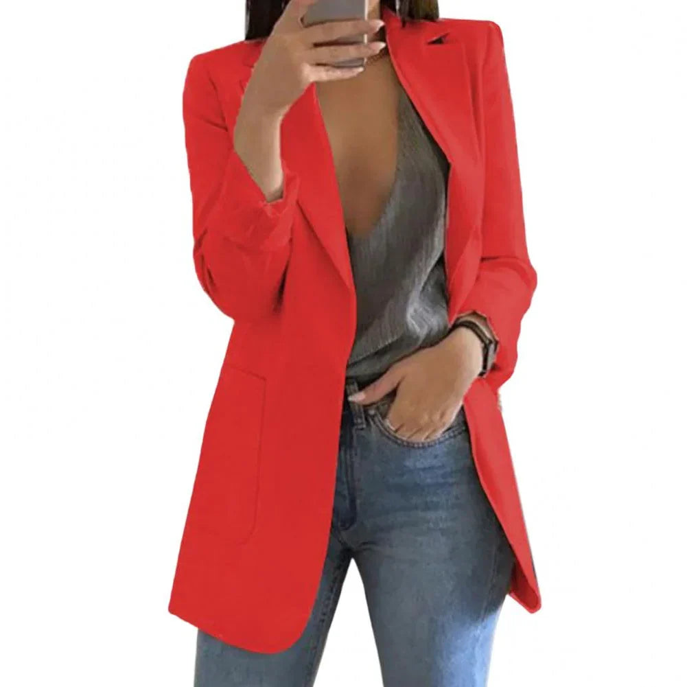 Women's Blazer Wool Lightweight Regular Fit