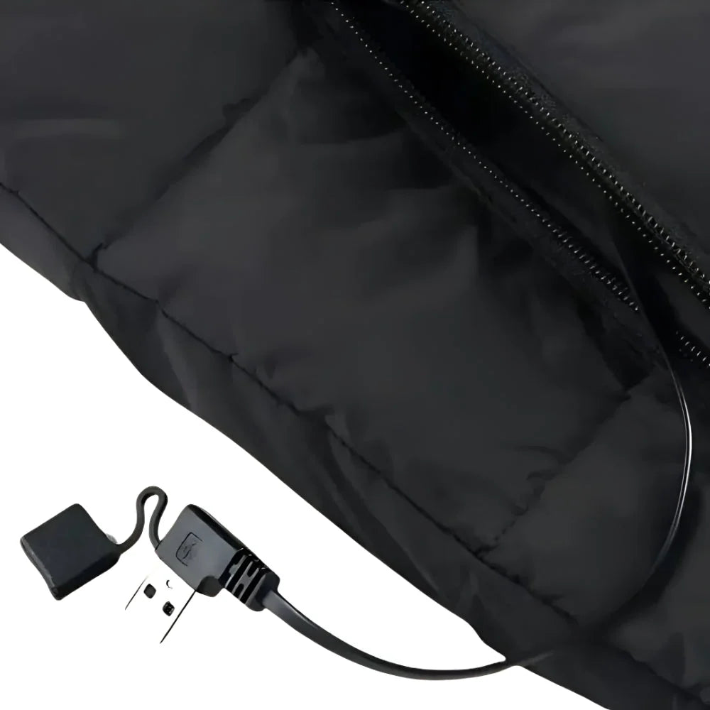 Women's Heated Vest USB Powered Nine Heating Zones Three Heat Levels