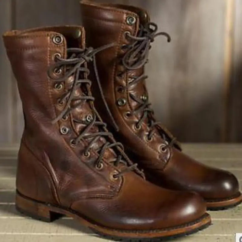 Women's Leather Boots Flexible Outsole Breathable Lining