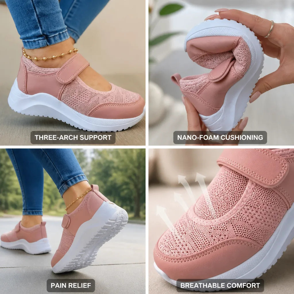 Women's Orthopedic Shoes Triple-Arch Support Nano-Foam Sole