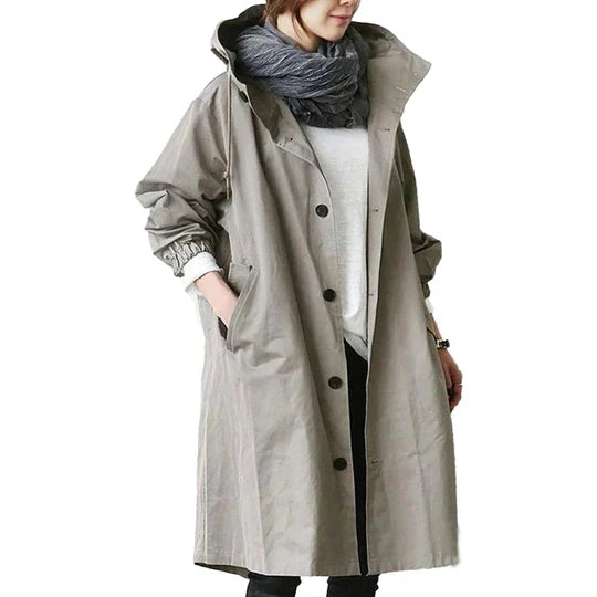 Women's Raincoat Waterproof Lightweight Hooded