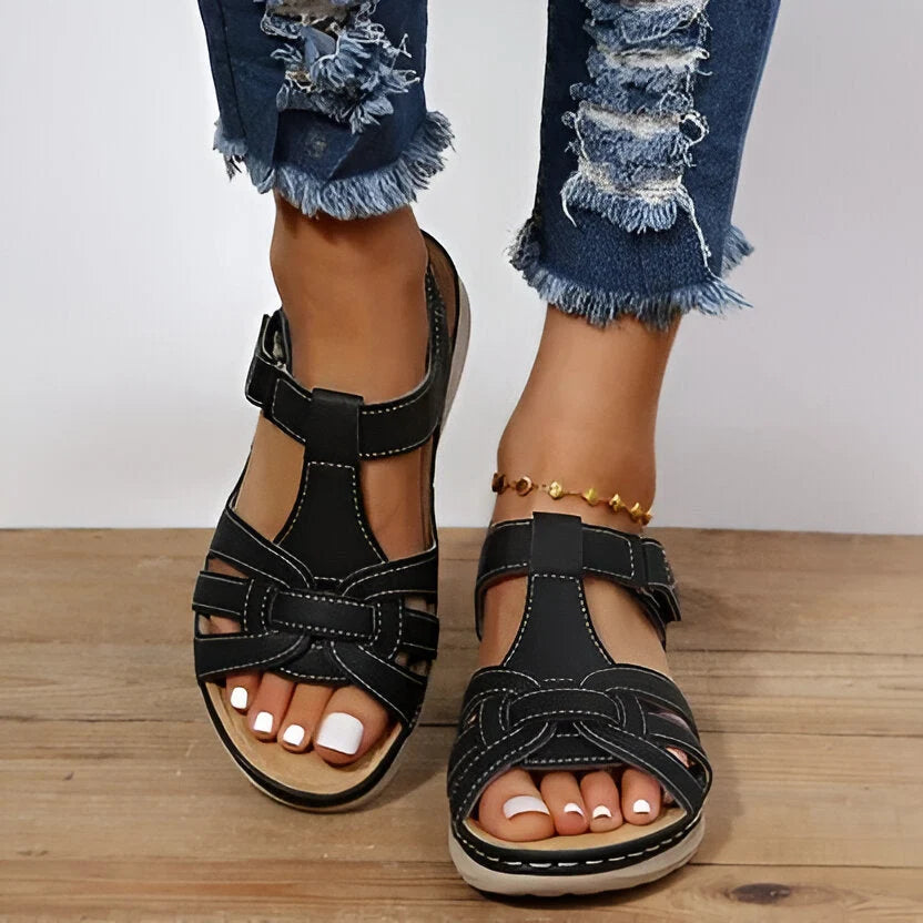 Women's Sandals Arch Support & Dual Adjustable Straps