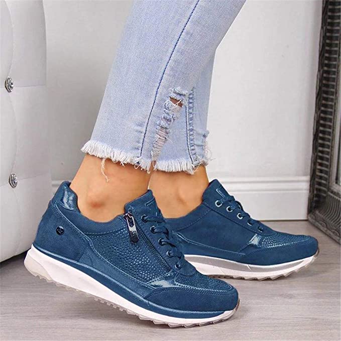 Women's Sneakers Cushioned Arch Support Non-Slip Sole