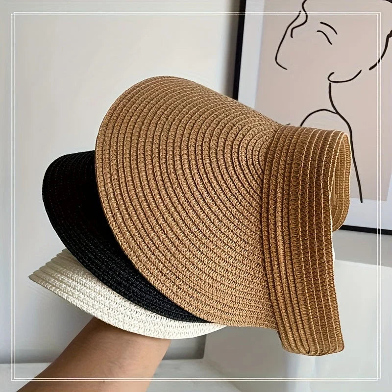Women's Sun Hat Wide Brim Foldable Secure Fit