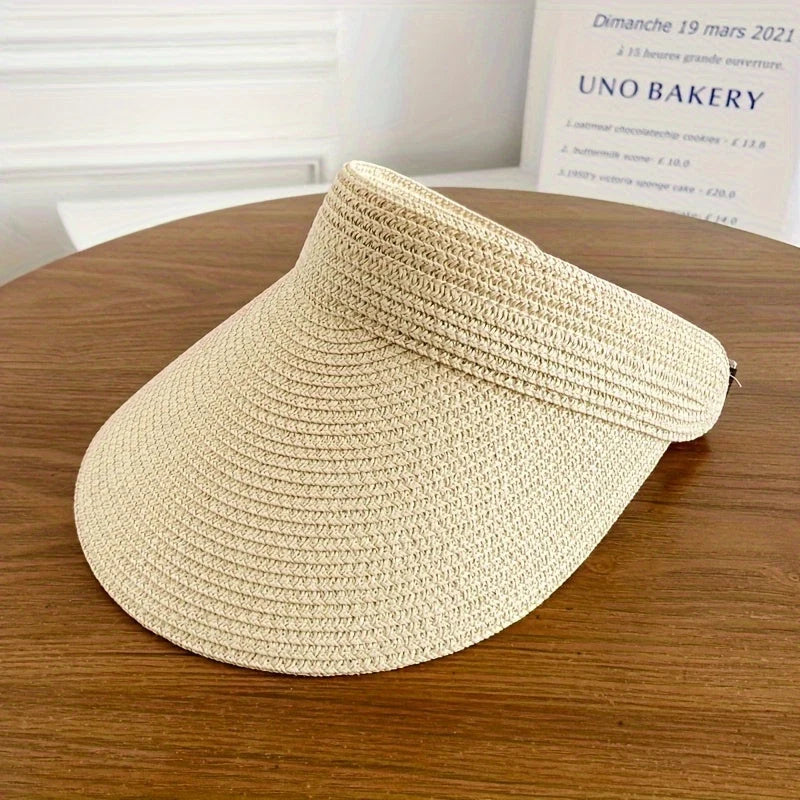 Women's Sun Hat Wide Brim Foldable Secure Fit