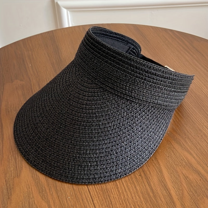 Women's Sun Hat Wide Brim Foldable Secure Fit
