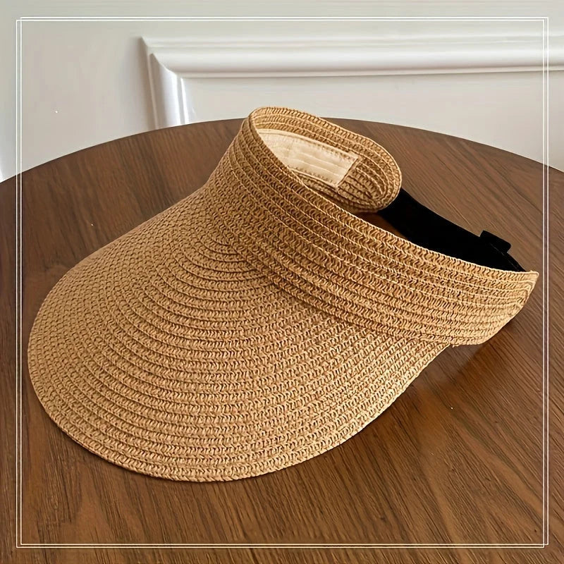 Women's Sun Hat Wide Brim Foldable Secure Fit