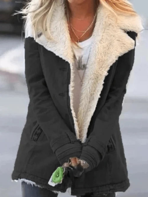 Women's Winter Jacket Soft Warm Lining Elegant Cut