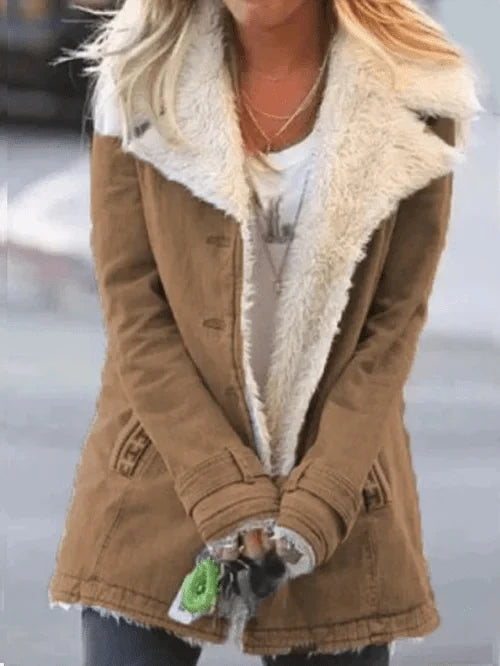 Women's Winter Jacket Soft Warm Lining Elegant Cut
