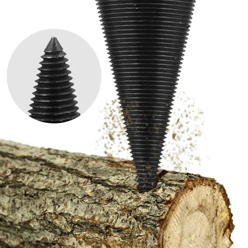 Wood Splitting Drill Bit Carbon Steel Universal Shank