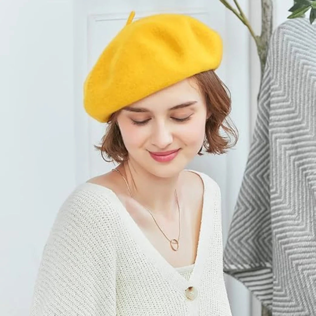 Wool Beret Soft Warm & Breathable