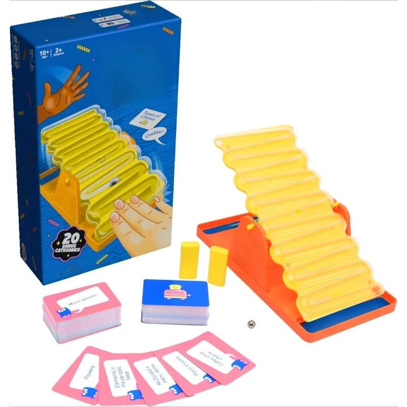 Word Party Game 150 Category Cards Mechanical Marble Timer