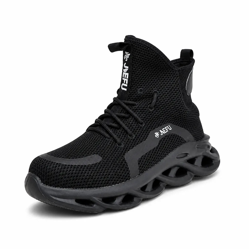 Work Boots Steel Toe & Kevlar Puncture-Resistant Slip-Resistant Sole