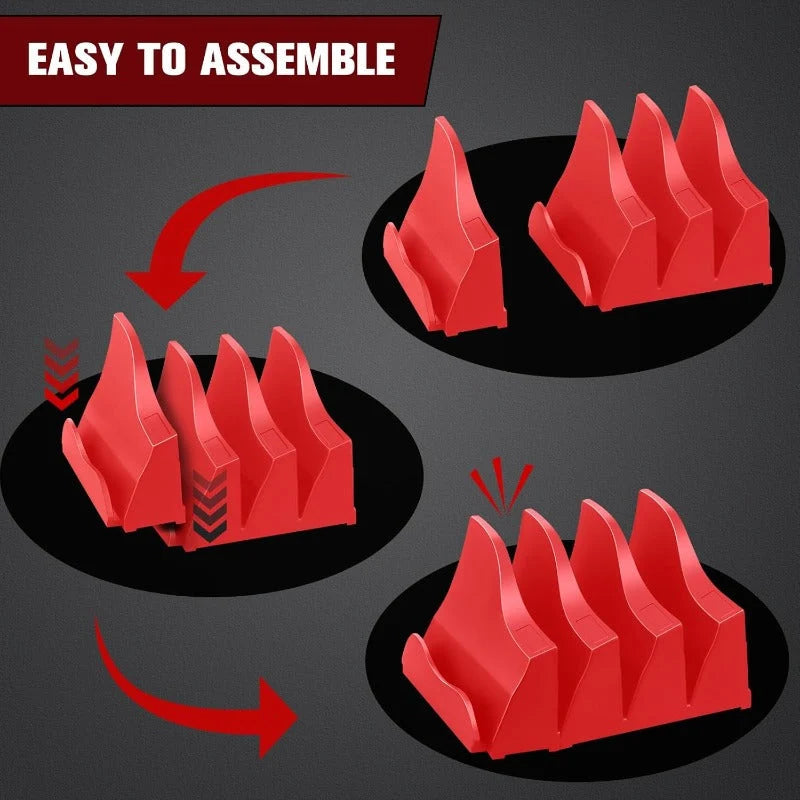 Wrench Organizer Magnetic Base Interlocking Modular Design