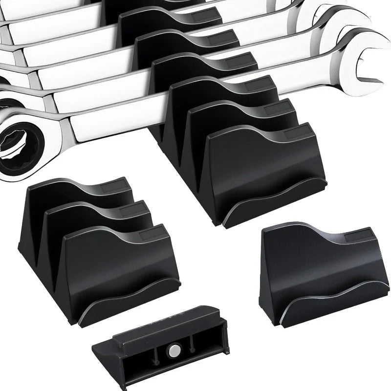 Wrench Organizer Magnetic Base Interlocking Modular Design