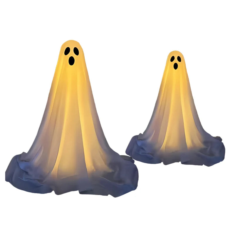 Yard Ghost Figure 78 Inch Battery-Powered LED Weather-Resistant