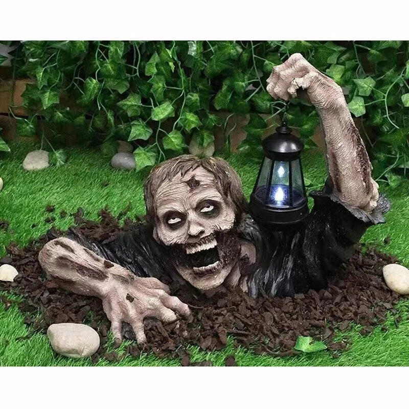 Zombie Wall Decoration 3D Crawling Design LED Lantern