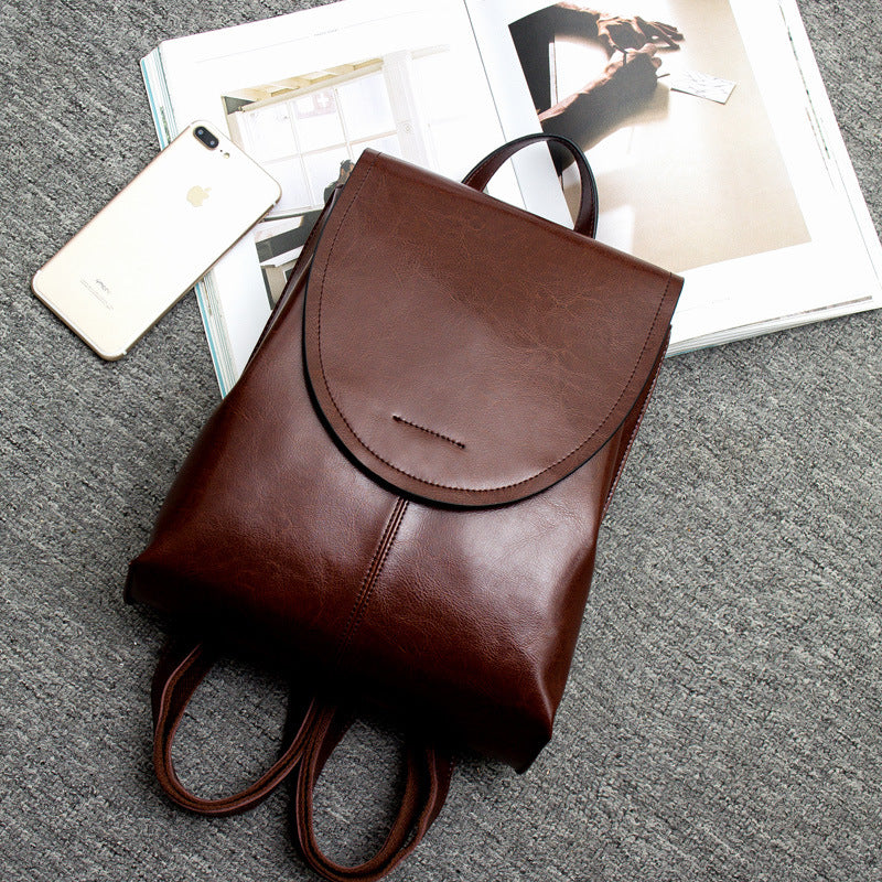 Sophisticated Leather Backpack for Everyday Elegance