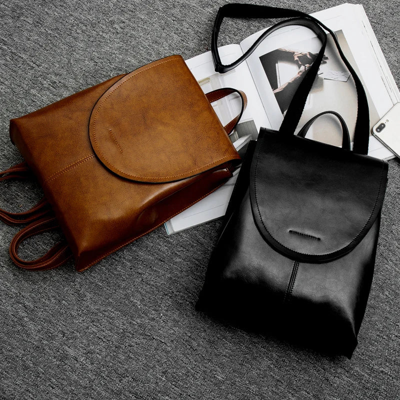 Sophisticated Leather Backpack for Everyday Elegance