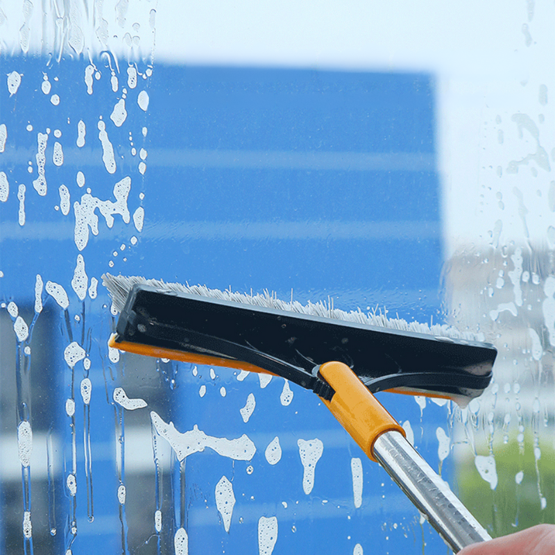 Versatile Broom for Cleaning Floors, Corners, and Windows