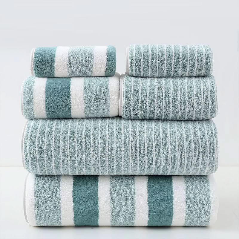SerenityWrap - 8-Piece Ultra-Soft Microfiber Towel Collection