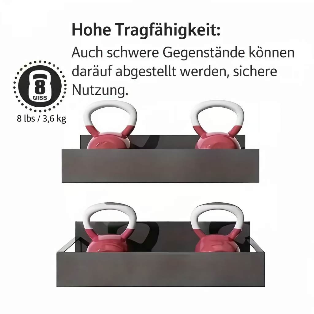 Magnetic Shelf Bracket | No-Drill Side Shelf | Space-Saving Storage