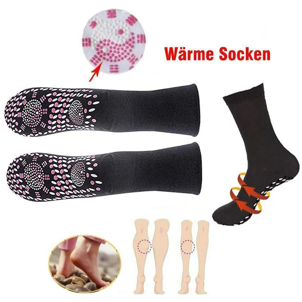Warm Magnetic Socks for Foot and Leg Comfort
